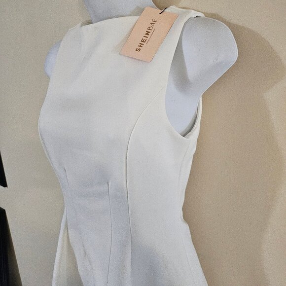 Shein Bae Sleeveless A-Line Knit Dress - Size XS - Picture 2 of 8